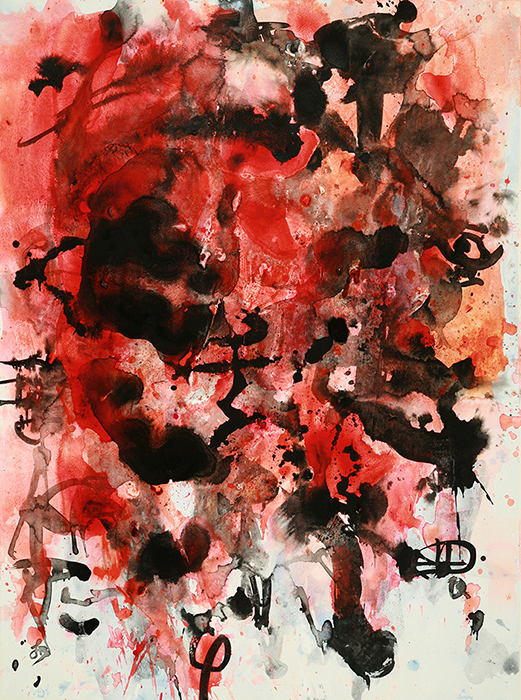 Abstract Artwork Red Tide 1