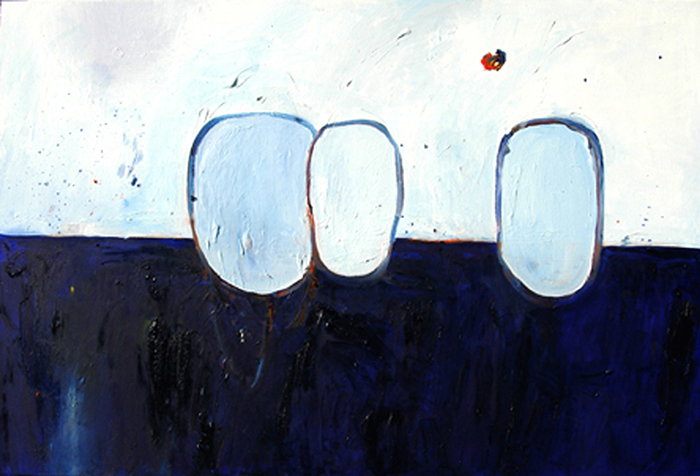 Lou Bermingham Painting Three Graces