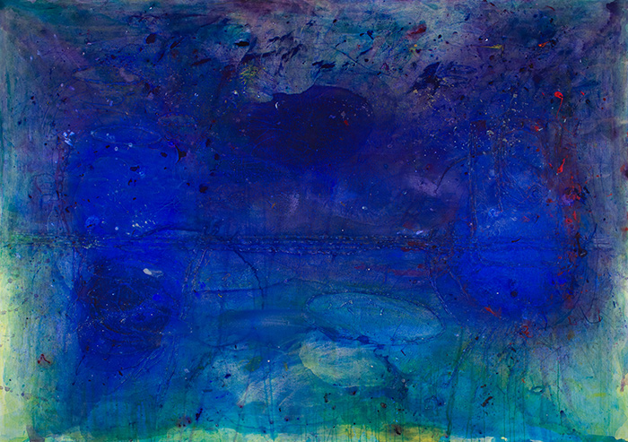 Lou Bermingham Painting The Deep