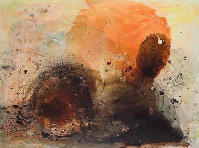 Oil on Acrylic Abstract - Sphinx